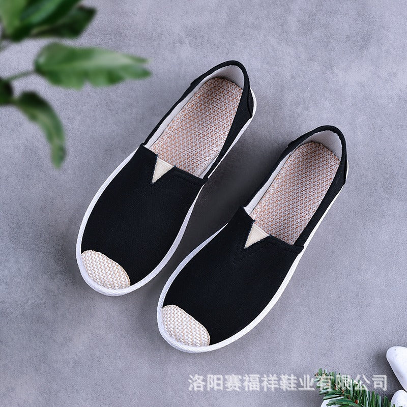2025 Low-Top Casual Shoes Old Beijing Cloth Shoes for Women, Soft-Soled Shoes for Mothers, Canvas Shoes for Students