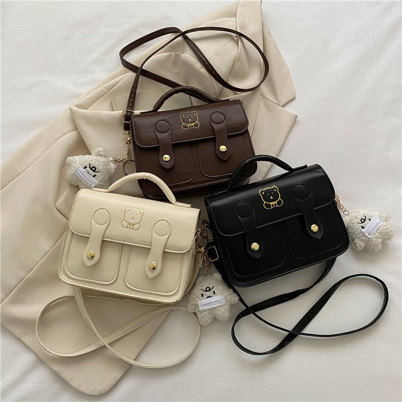 Commuting Retro Cambridge Bag for Women 2026 New Autumn and Winter Simple Versatile Handbag Messenger Bag Single Shoulder Crossbody Bag for Women