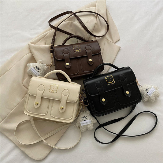 Commuting Retro Cambridge Bag for Women 2026 New Autumn and Winter Simple Versatile Handbag Messenger Bag Single Shoulder Crossbody Bag for Women