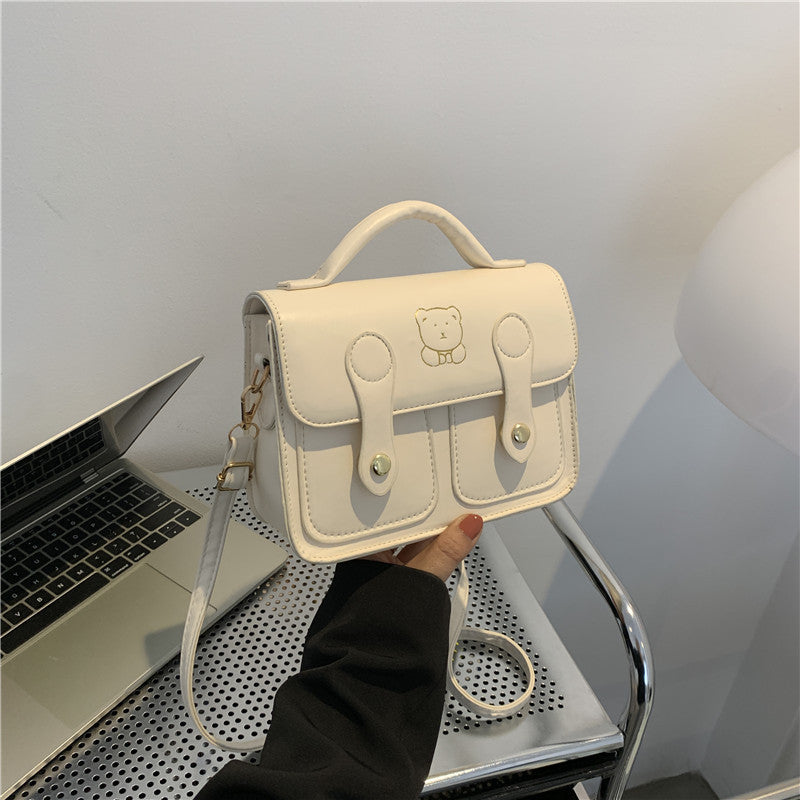 Commuting Retro Cambridge Bag for Women 2026 New Autumn and Winter Simple Versatile Handbag Messenger Bag Single Shoulder Crossbody Bag for Women