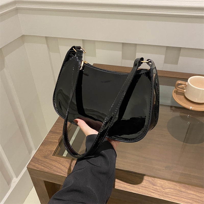 Korean Style Fashion Single Shoulder Underarm Bag for Women 2025 New Versatile Ins Solid Color Single Shoulder Crossbody Small Square Bag