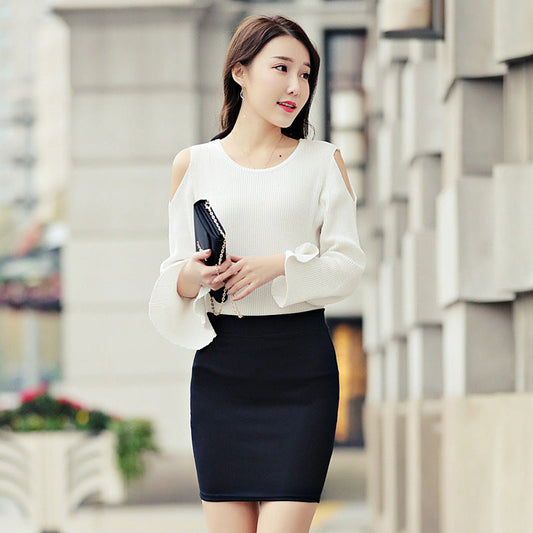 【Ap13 with Lining】New Black Cat Style Shorts with Lining, Slim Fit, Anti-Exposure, Bodycon Skirt