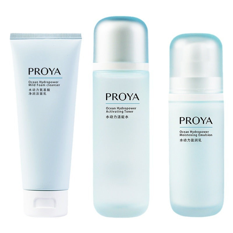 Proya Hydrodynamic Water Cream Facial Cleanser Set Hydrating, Moisturizing, Oil Control, Refreshing and Non-Greasy Kit Skin Care Products