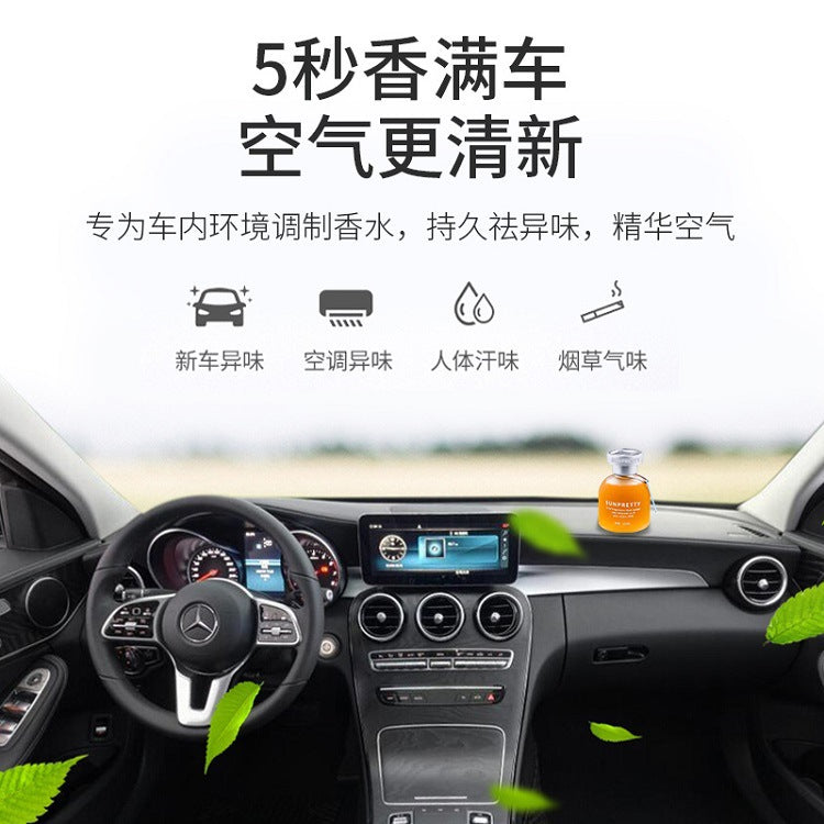 Car Perfume Car Interior Decoration Ornaments Indoor Bedroom Toilet Deodorizing Aromatherapy Fragrance Rotating Perfume Small Gifts