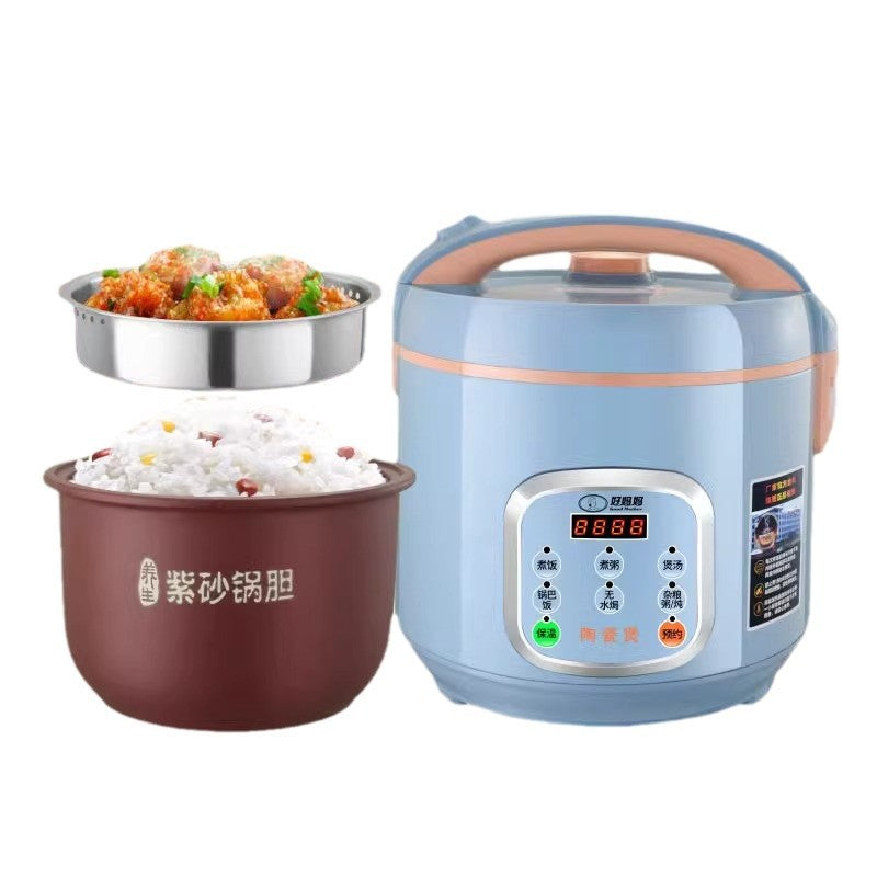 Good mother factory direct 5L purple sand liner ceramic rice cooker tile liner uncoated soup porridge health pot