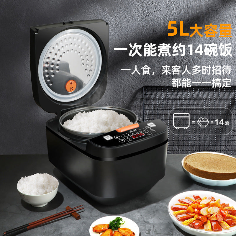 Factory Wholesale Rice Cooker 5-Liter Large Capacity Rice Cooker Household Smart Rice Cooker Multi-Functional Rice Cooker for Cooking Rice and Soup
