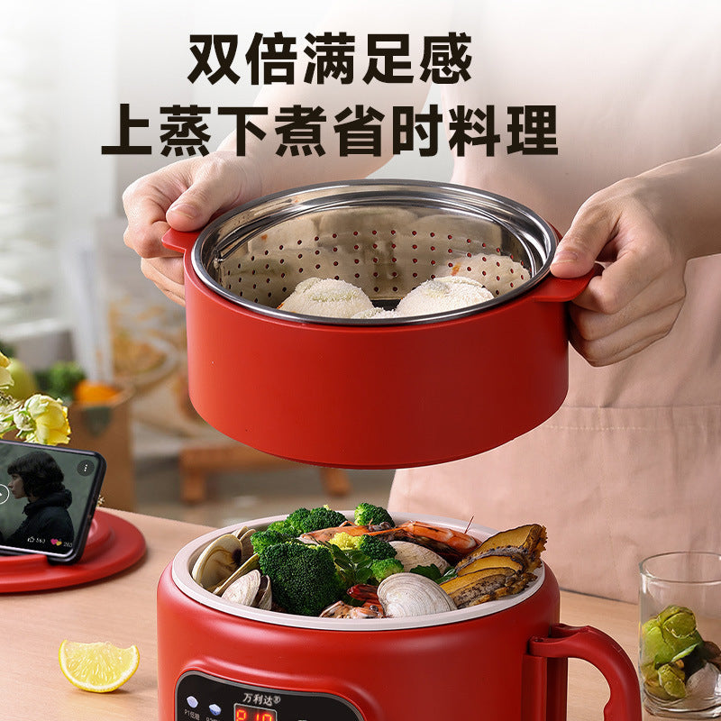 New Model Dormitory Electric Cooker, Smart Electric Rice Cooker, Household Electric Rice Cooker, Multi-Functional Steaming and Cooking All-In-One Wok