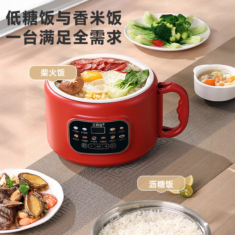 New Model Dormitory Electric Cooker, Smart Electric Rice Cooker, Household Electric Rice Cooker, Multi-Functional Steaming and Cooking All-In-One Wok