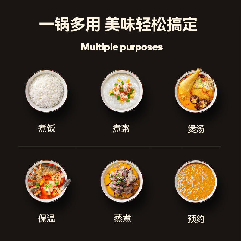 Konka Rice Cooker Intelligent Large Capacity Pressure Rice Cooker Cooking Multi-functional Mini Rice Cooker Household