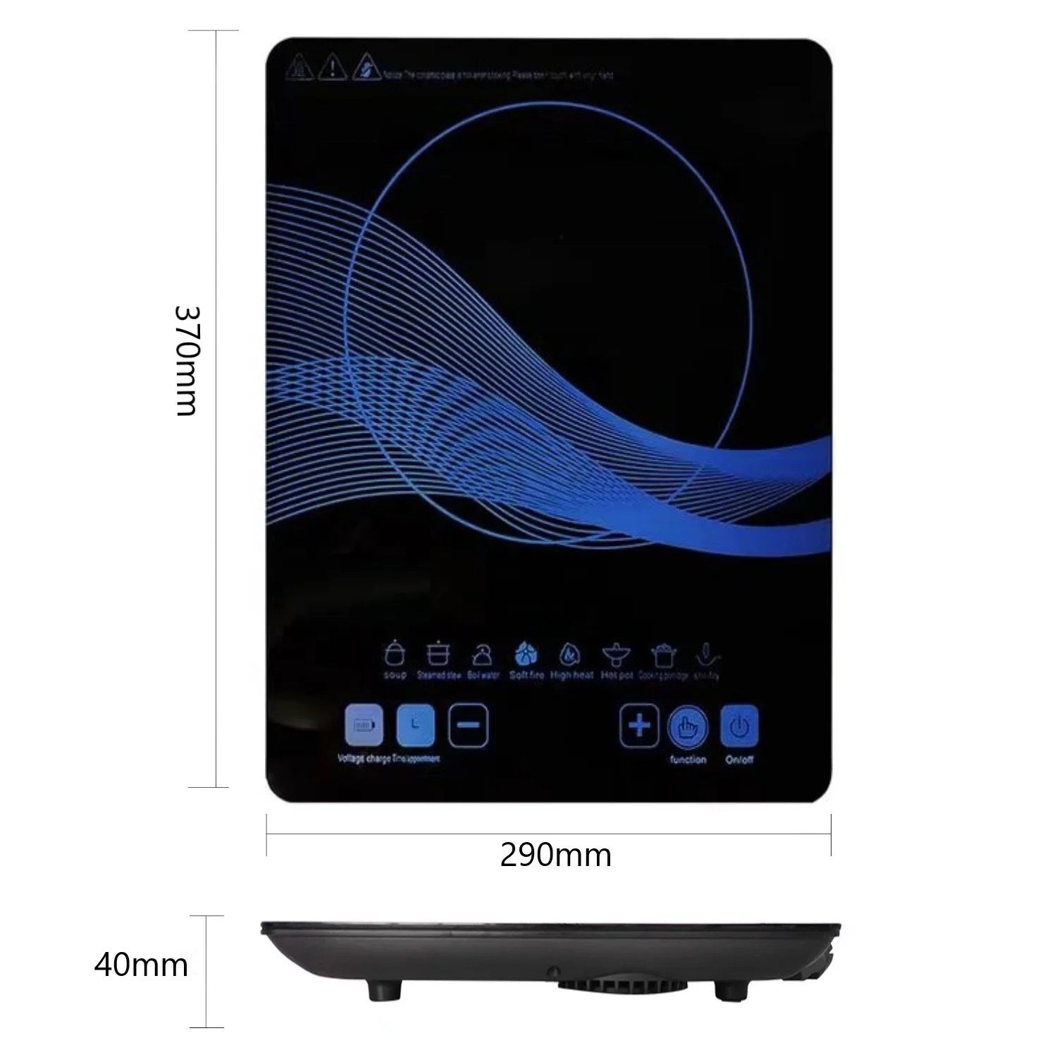 Foreign Trade Export Household Induction Cooker Smart Touch High-Power Induction Cooker Multi-Function Cooking Electric Hot Pot Factory