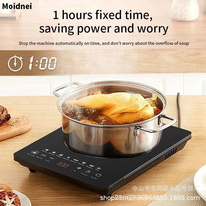 Induction Cooker Household Intelligent Energy-Saving High-Power Set Hot Pot Battery Stove Cross-Border Foreign Trade English Version Manufacturer