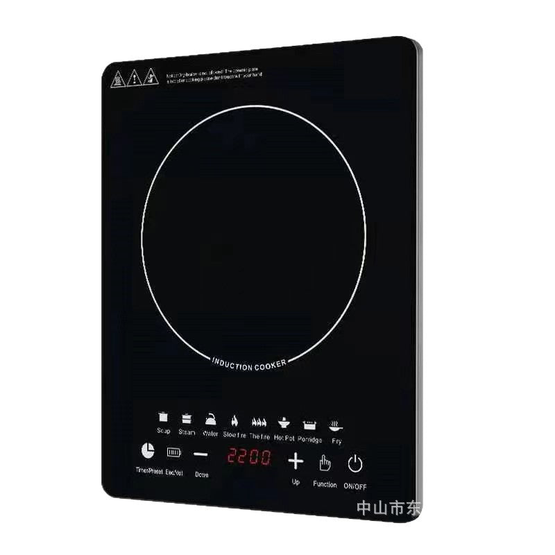Induction Cooker Household Intelligent Energy-Saving High-Power Set Hot Pot Battery Stove Cross-Border Foreign Trade English Version Manufacturer