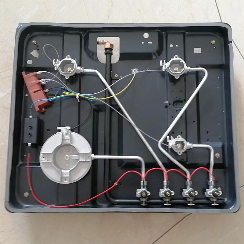 Wholesale Fierce Fire, High Power, Energy-Saving Gas Stove, Household Double Stove, Built-In Gas Stove, Tempered Glass Liquefied Gas Stove