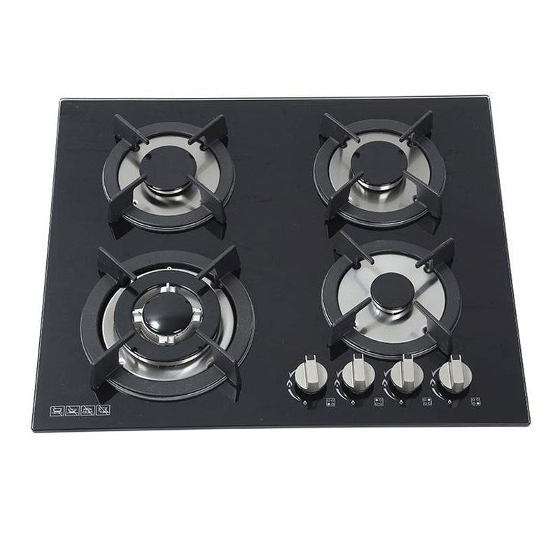 Wholesale Fierce Fire, High Power, Energy-Saving Gas Stove, Household Double Stove, Built-In Gas Stove, Tempered Glass Liquefied Gas Stove