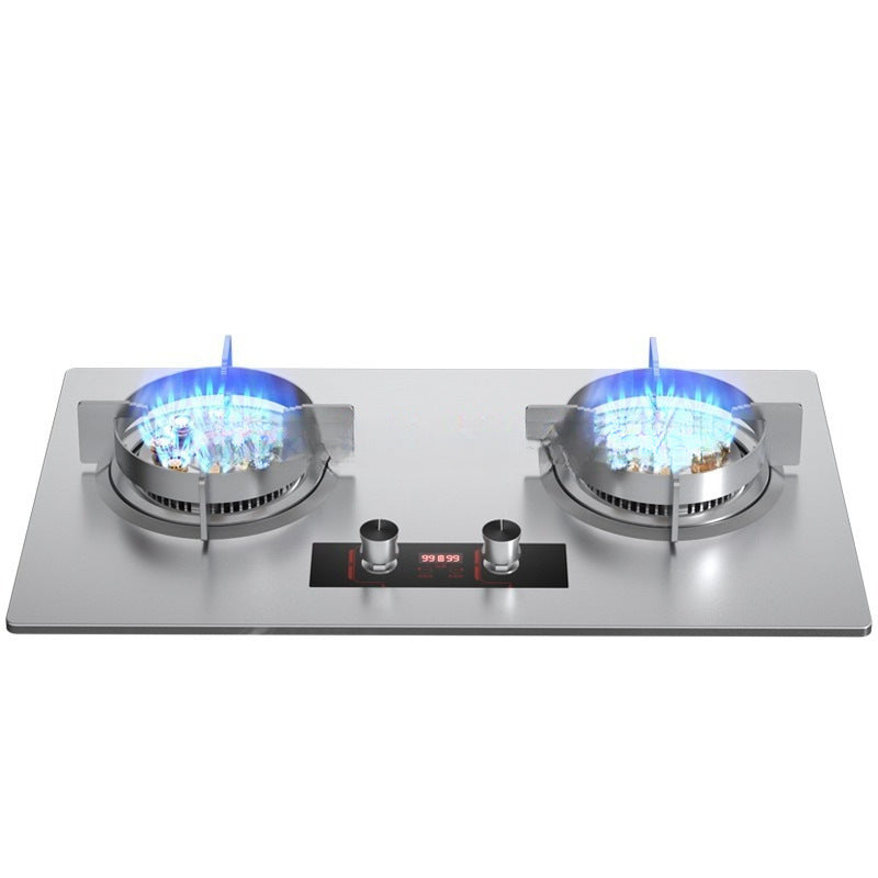 Sakura-Gas Stove Double Stove Household High-Power Desktop Liquefied Gas Gas Stove Natural Gas Embedded Energy-Saving Stove