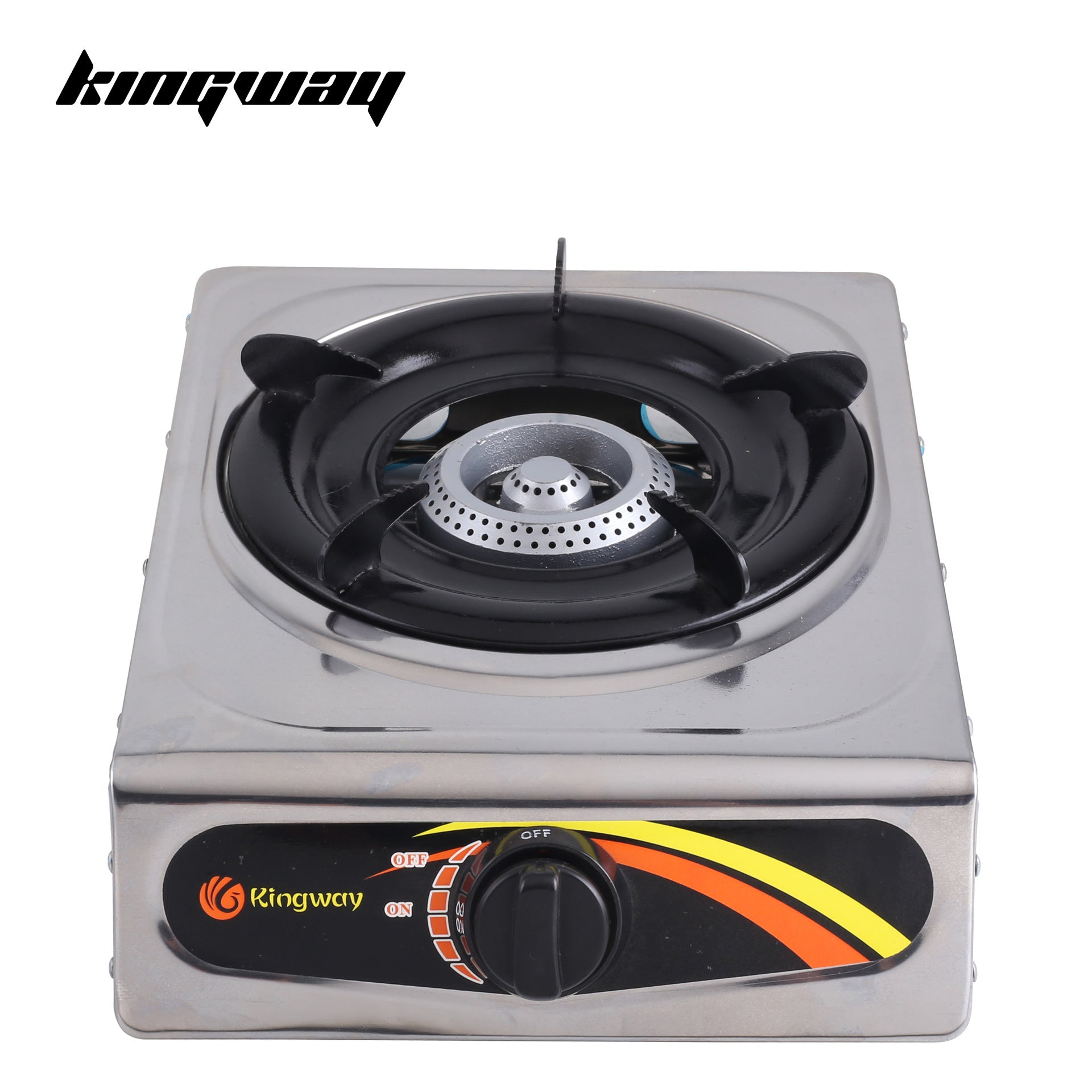 Kingway Manufacturers Custom Export Gas Stove Stainless Steel Energy-Saving Gas Stove Single-Head Cooker Gas Stove