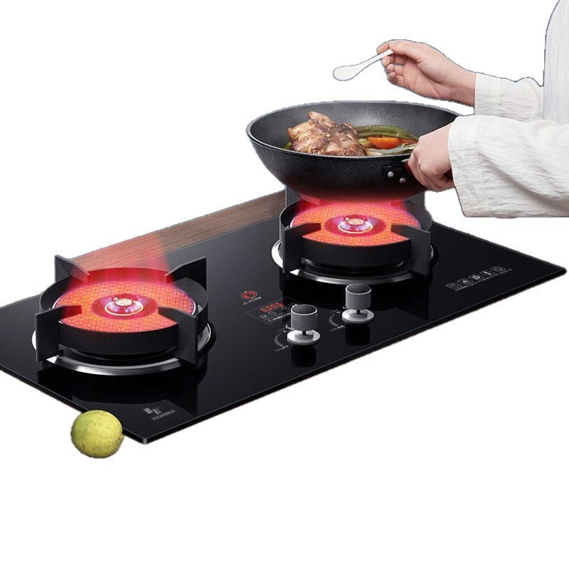 Shenhua Infrared Gas Stove New Energy-Saving Natural Gas Stove Household Liquefied Gas Stove Built-In Dual-Purpose