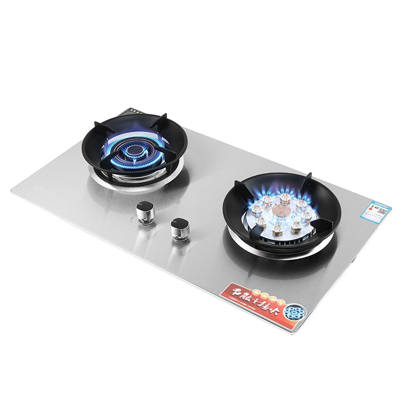 Gas stove household double gas stove embedded stove kitchen and bathroom double stove high-end gas stove wholesale