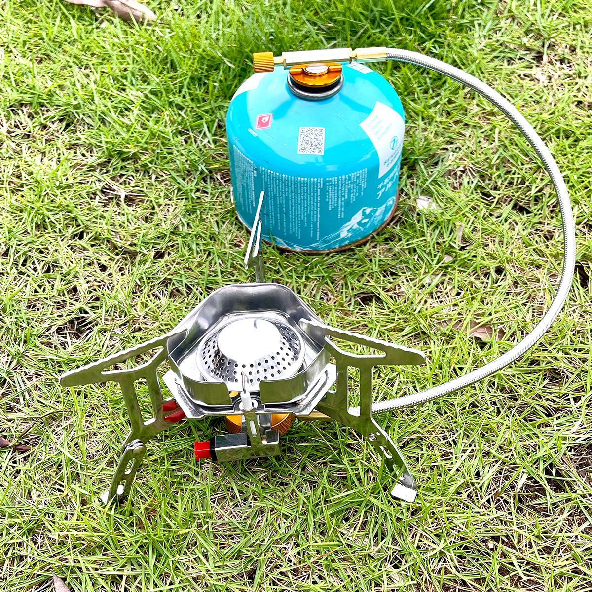 Outdoor Picnic Barbecue Oven Card-type Oven Foldable Butane Gas Oven Windproof Fierce Oven Camping Stove Hob