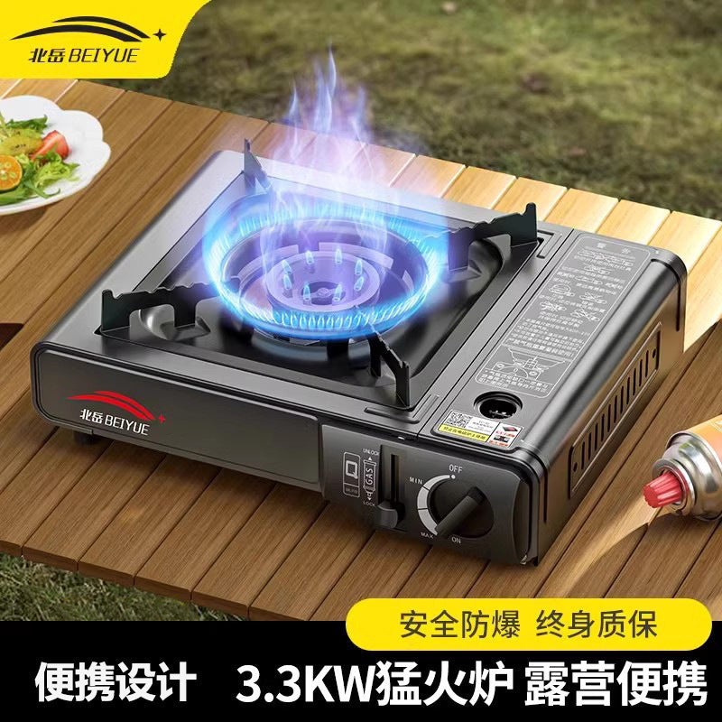 Outdoor Portable Cassette Stove, Outdoor Stove, Hot Pot, Magnetic Cassette Gas Stove, Gas Tank, Gas Stove Complete Set
