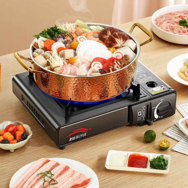 Outdoor Portable Cassette Stove, Outdoor Stove, Hot Pot, Magnetic Cassette Gas Stove, Gas Tank, Gas Stove Complete Set