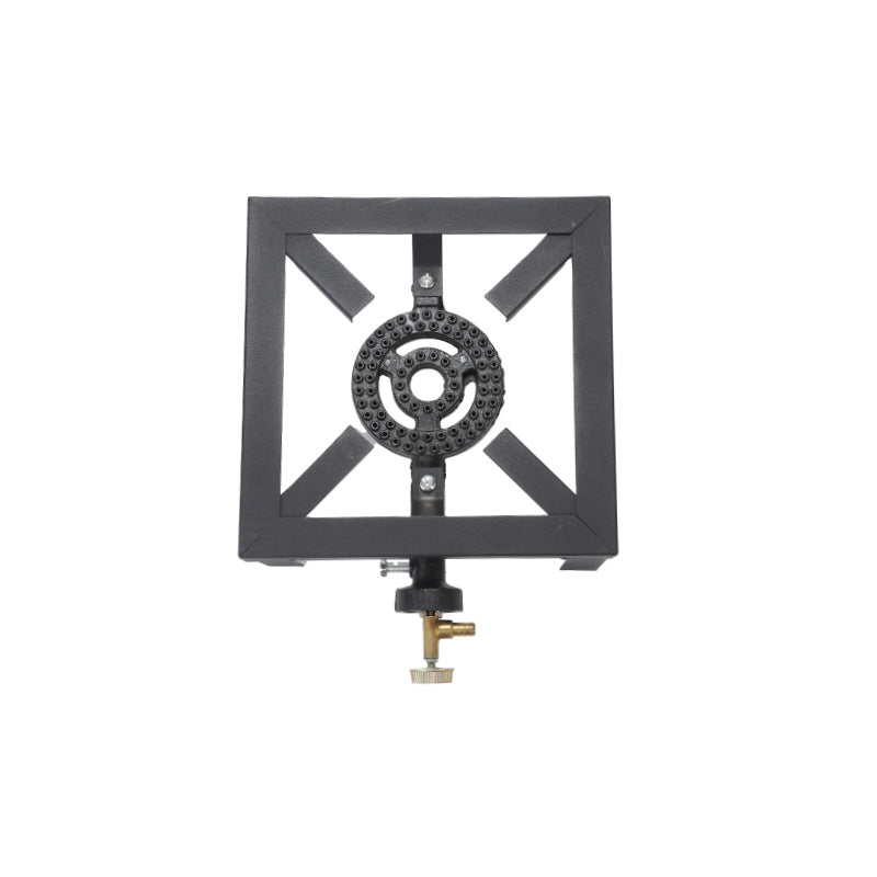 Outdoor Camping Gas Stove with Single Burner, Suitable for Liquefied Gas and Natural Gas