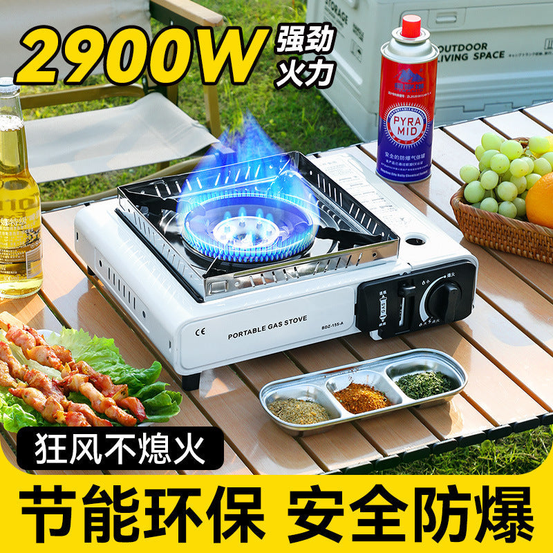 Cassette Stove Outdoor Portable Hot Pot Commercial Field Stove Gas Tank Casca Magnetic Stove Gas Gas Stove