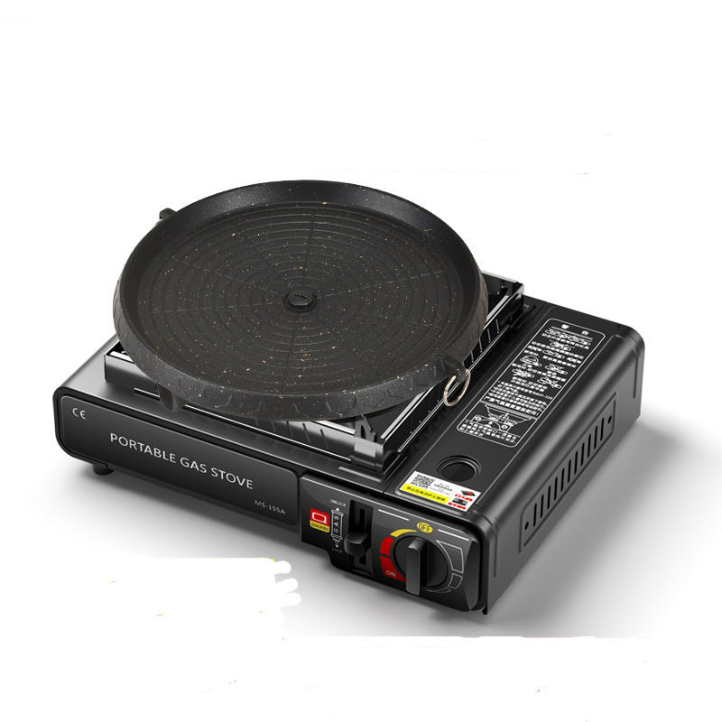 Gas stove cassette stove outdoor household portable gas stove cooking grill camping grill gas stove camping