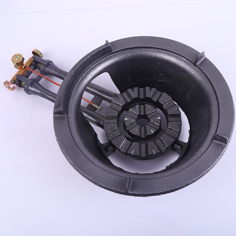 Wholesale Large Double-Tube, Large Angled Single-Burner Liquefied Gas Stove, Commercial Liquefied Gas Flameout Protection High-Power Stove