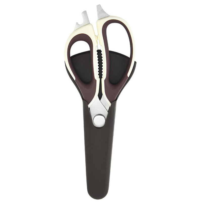 Multi-functional strong chicken bone scissors kitchen food scissors stainless steel barbecue scissors household vegetable scissors scissors set