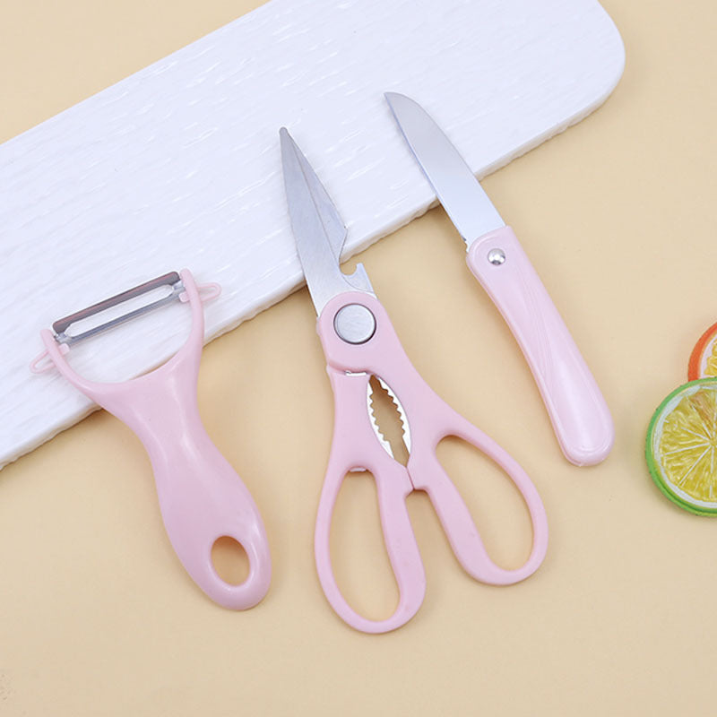 Wholesale Household Kitchen Knife Set, Food Supplement Set, Folding Portable Fruit Knife, Paring Knife, Dual-Use Manufacturer