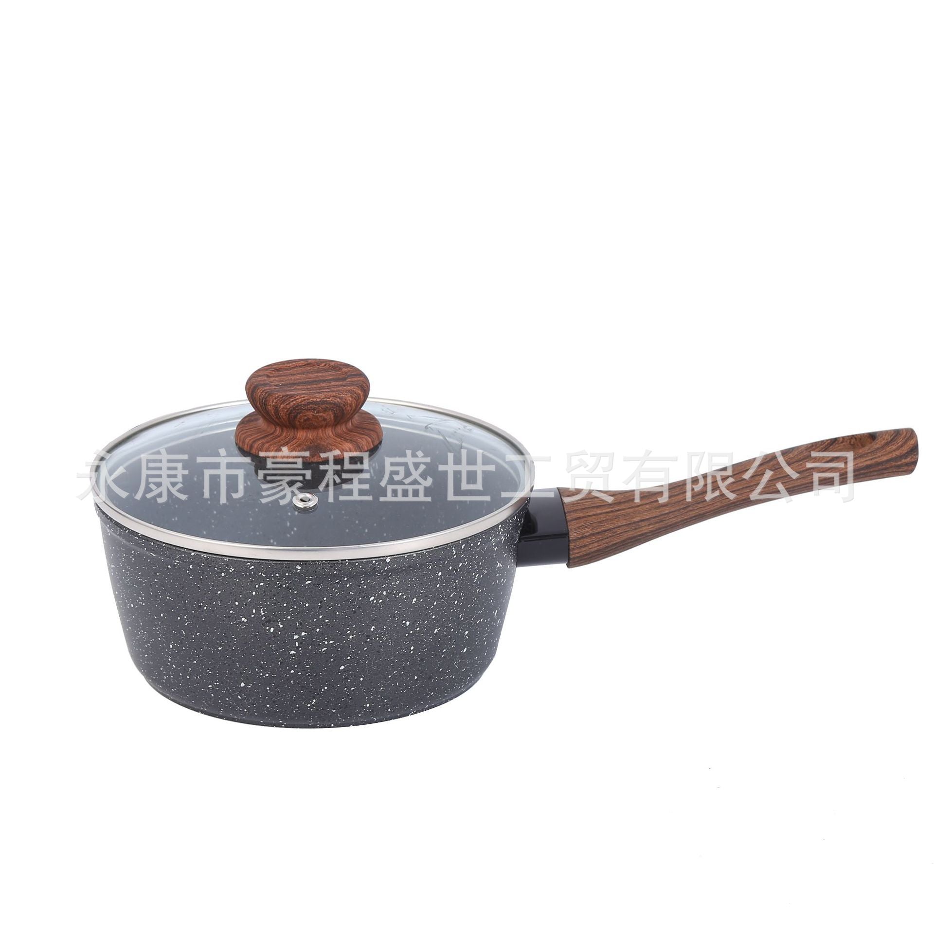 Granite Maifan Stone Non-Stick Cookware Set Open Flame Induction Double Bottom Dishwasher Pfoa Free