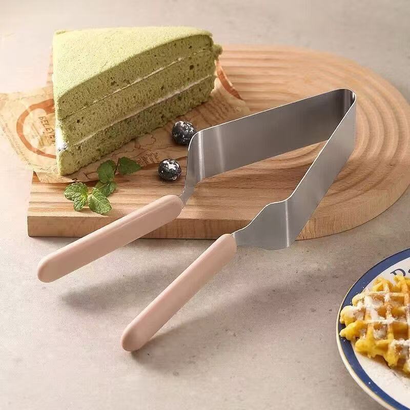 Stainless Steel Cake Separator Tableware Triangular Transfer Clamp Kitchen Tool