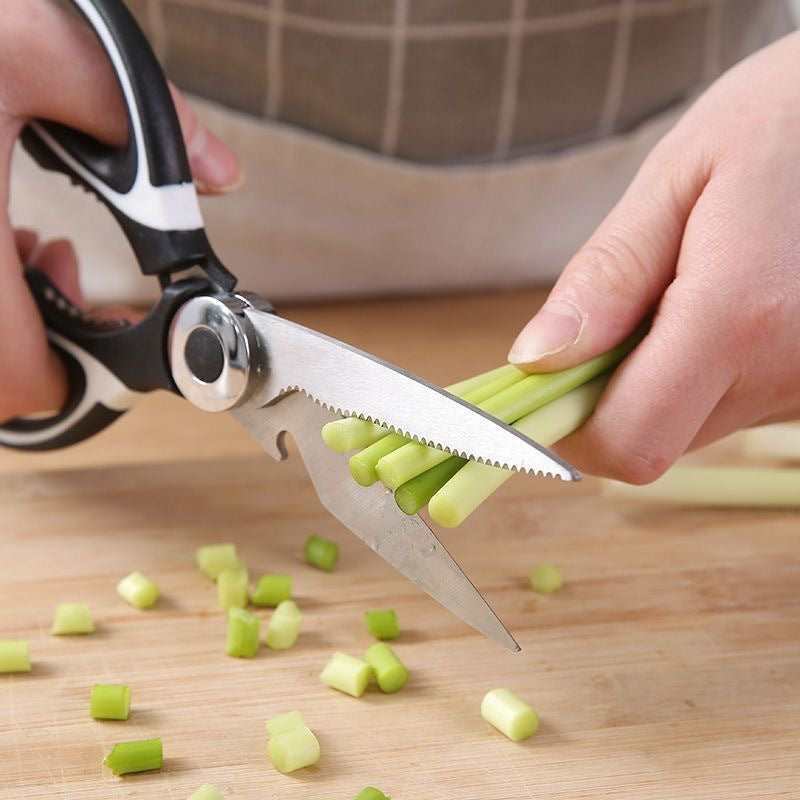 Powerful Craft Stainless Steel Household Scissors Powerful Kitchen Scissors Multi-Functional Tailor Scissors Student Handmade Art Scissors