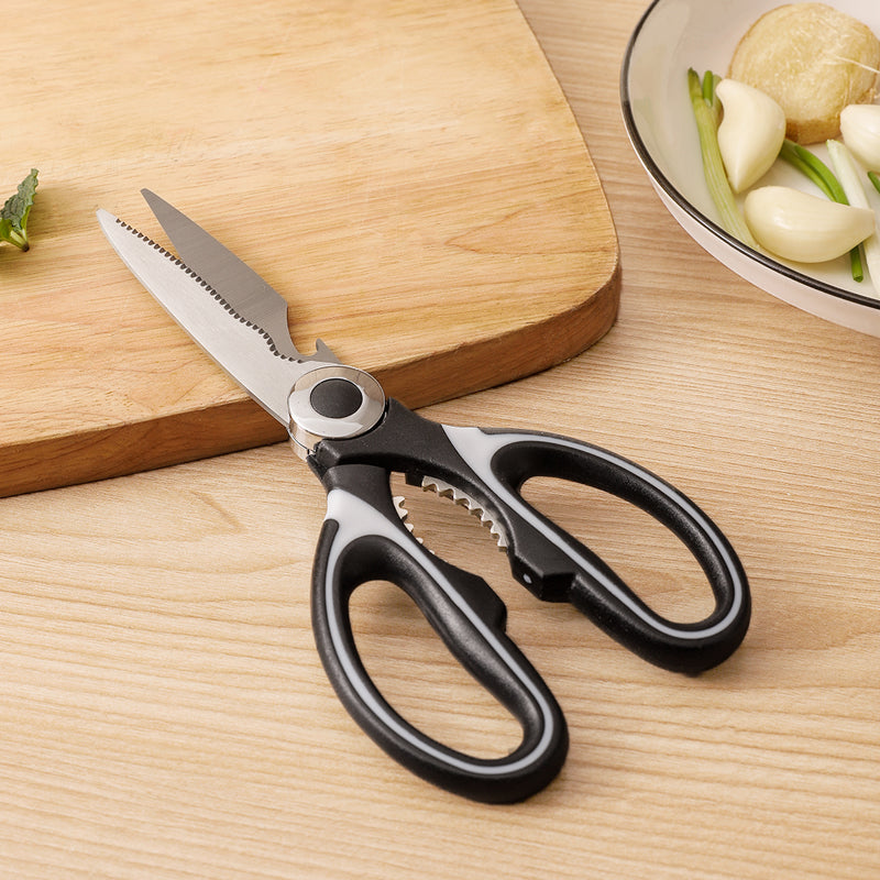 Thickened kitchen scissors wholesale strong chicken bone scissors household stainless steel panda scissors big scissors multi-functional food scissors