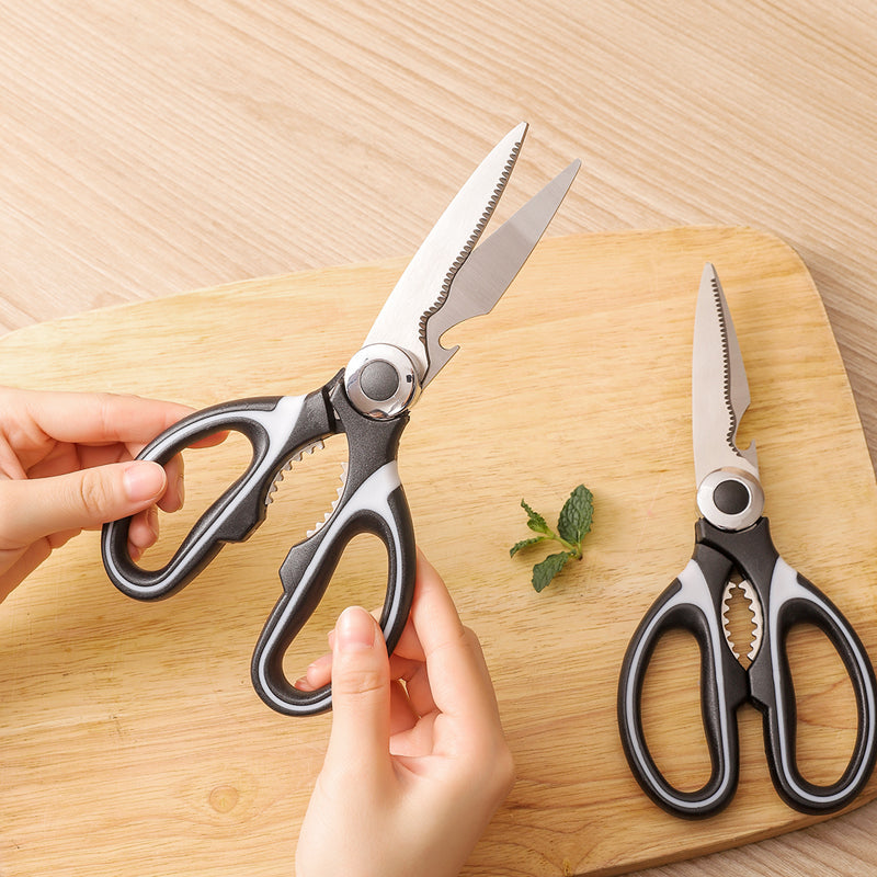 Thickened kitchen scissors wholesale strong chicken bone scissors household stainless steel panda scissors big scissors multi-functional food scissors