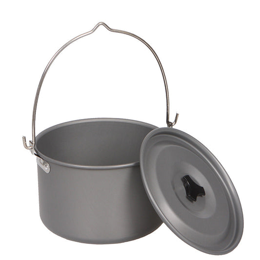 New picnic big hanging pot camping outdoor single pot oversized hanging pot 6-8 people picnic set Pot Picnic pot