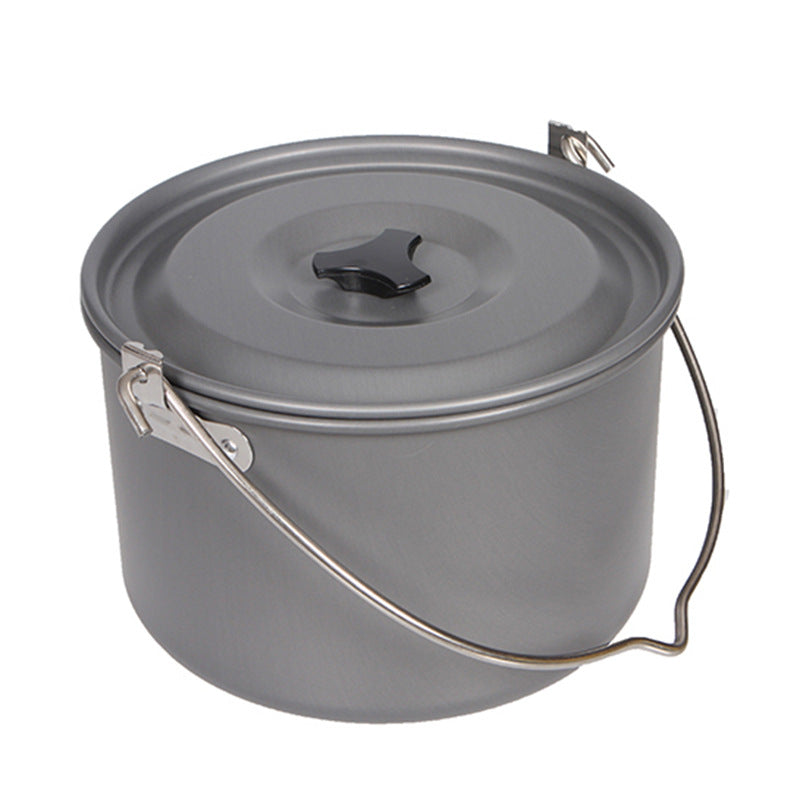 New picnic big hanging pot camping outdoor single pot oversized hanging pot 6-8 people picnic set Pot Picnic pot