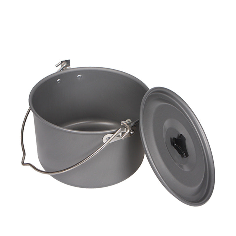 New picnic big hanging pot camping outdoor single pot oversized hanging pot 6-8 people picnic set Pot Picnic pot