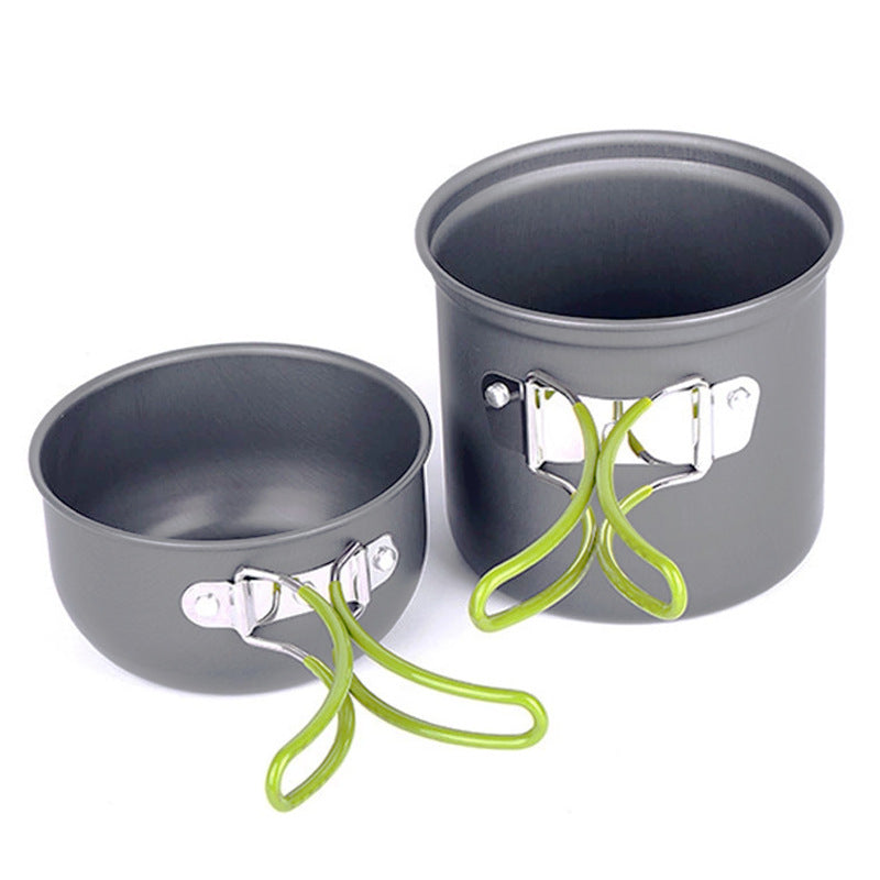 Outdoor Camping Cookware Picnic Barbecue Portable Pot Single Set Pot Ds-101