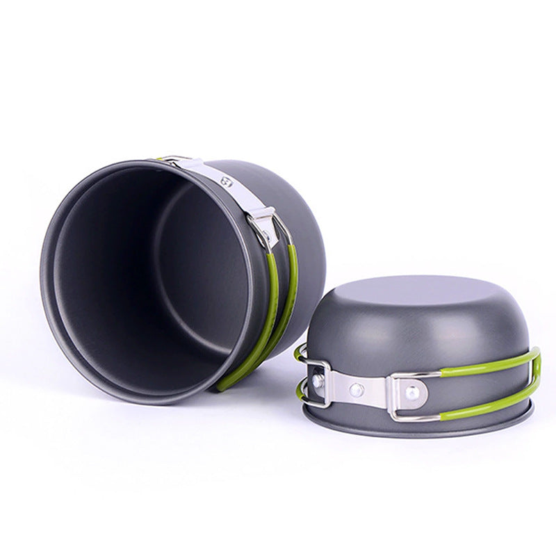Outdoor Camping Cookware Picnic Barbecue Portable Pot Single Set Pot Ds-101
