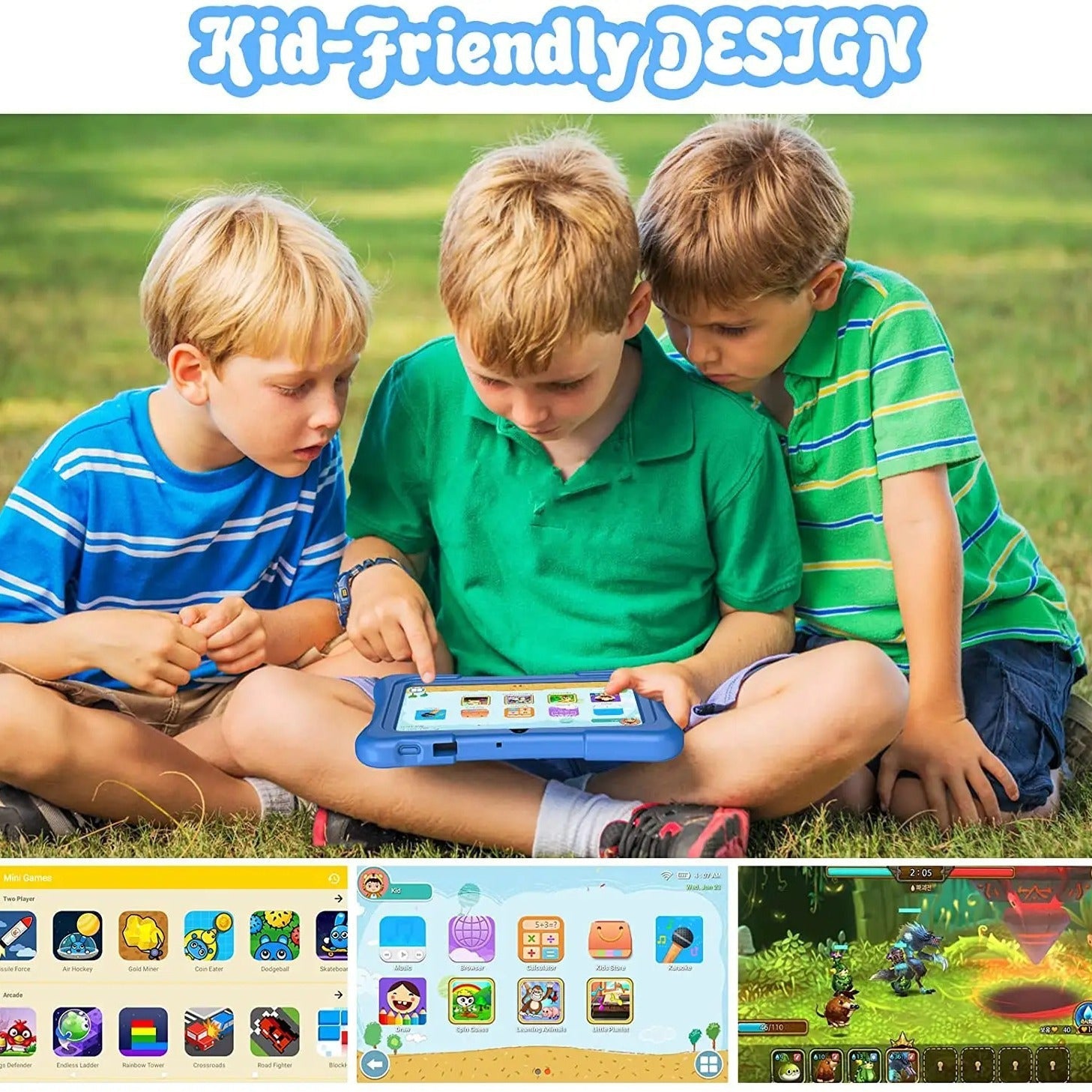 A133 Quad Core 7inch Children's Tablet Computer Student Education Wholesale Software Learning Machine Intelligent Learning