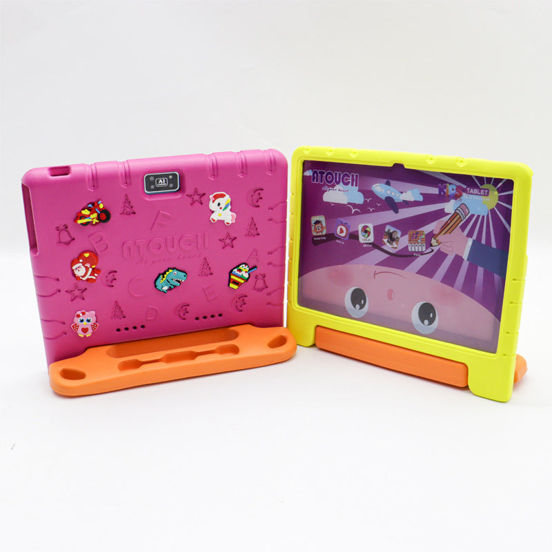 Foreign trade new 10-inch anti-fall HD children's learning puzzle tablet