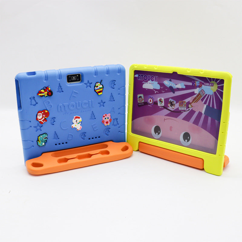 Foreign trade new 10-inch anti-fall HD children's learning puzzle tablet