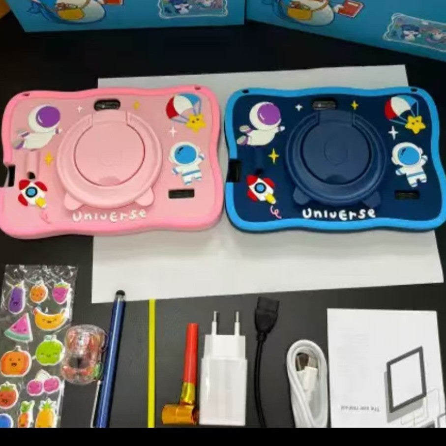 7inch Children's Tablet Computer with Ips Screen, Iwawa Parental Control, Anti-Drop Protection, Handwriting, Smart Touch Screen, Ips Screen