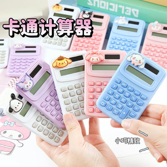 Creative Large-Sized Calculator for Primary School Students, Office Accounting, and Business Use, Portable Mini High-Value Calculator