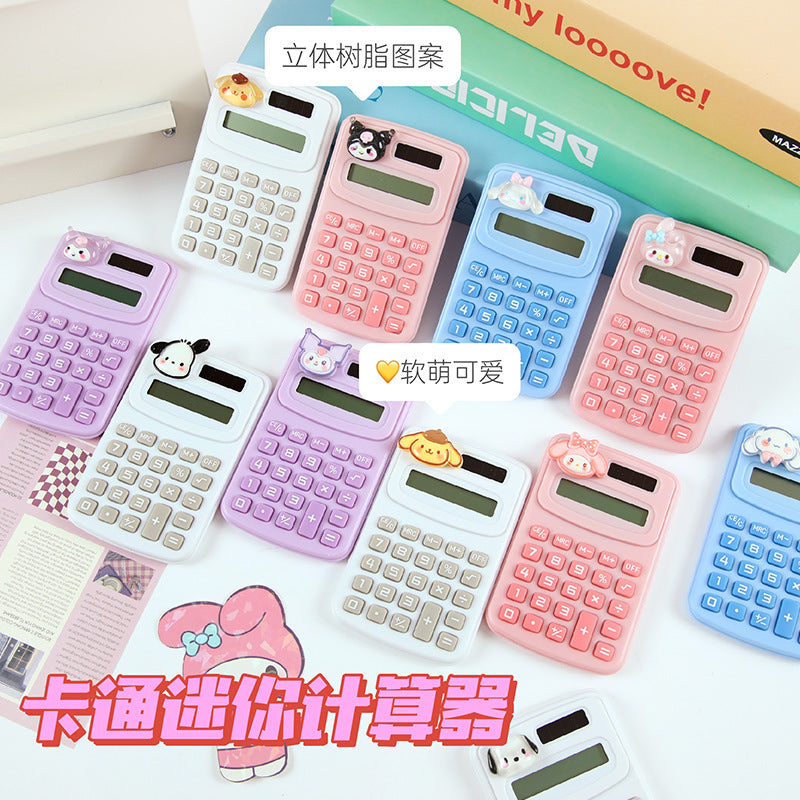 Creative Large-Sized Calculator for Primary School Students, Office Accounting, and Business Use, Portable Mini High-Value Calculator