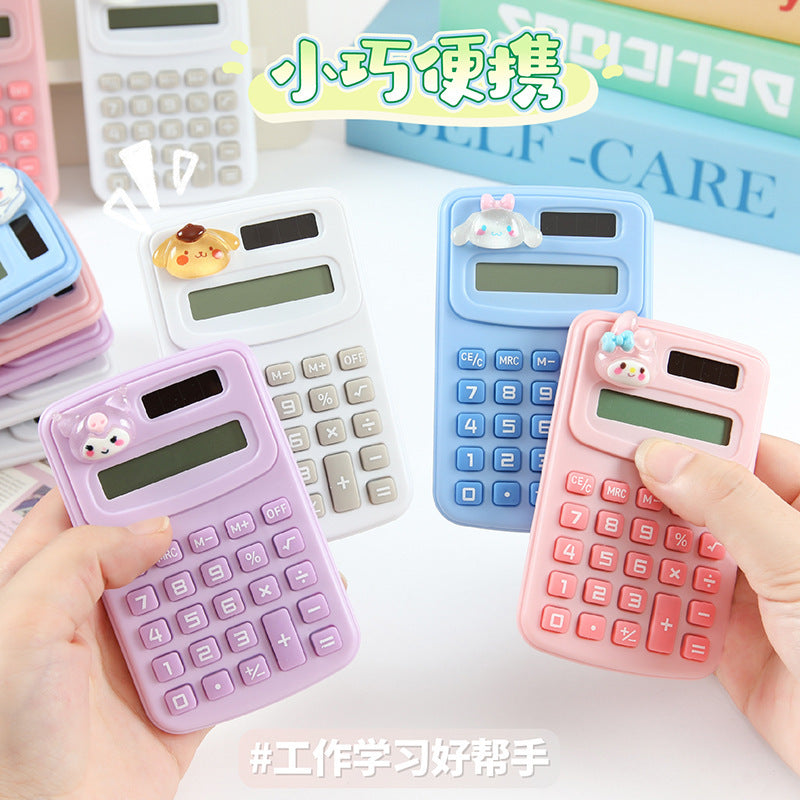 Creative Large-Sized Calculator for Primary School Students, Office Accounting, and Business Use, Portable Mini High-Value Calculator