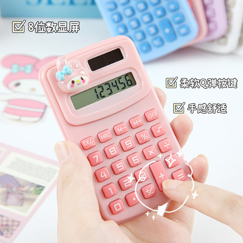 Creative Large-Sized Calculator for Primary School Students, Office Accounting, and Business Use, Portable Mini High-Value Calculator