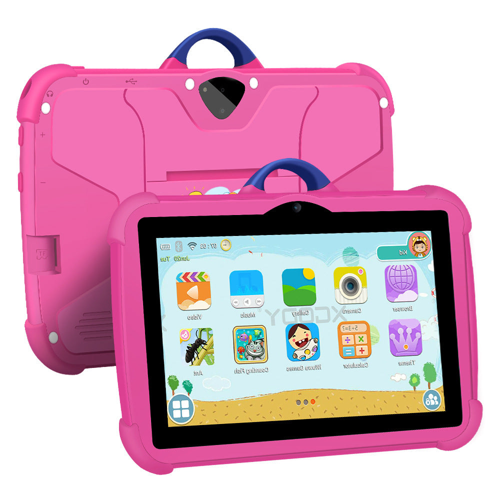7inch Kidsren's Tablet Android 7.1 Early Education Learning Machine Wifi Internet Access Eye Protection Screen Parental Control